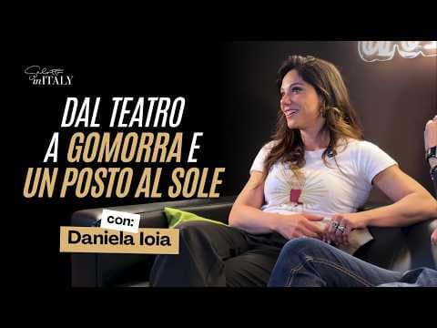 DANIELA IOIA si racconta: GOMORRA, UN POSTO AL SOLE e TEATRO | Salotto inItaly [EP. 5] #tv #podcast