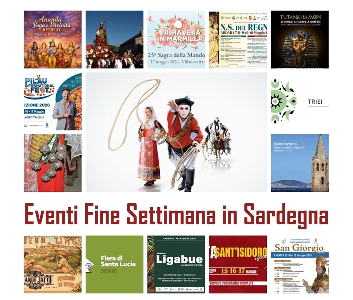 Eventi in Sardegna: weekend 15-17 maggio 2026