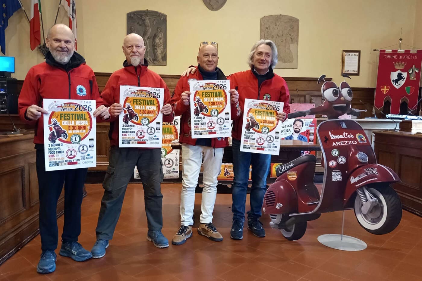 Festival della Vespa 2026 ad Arezzo: tre serate tra musica, dj set e