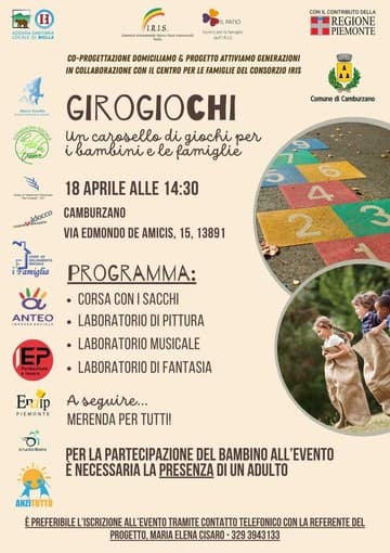 Girogiochi! a Camburzano: pomeriggio di giochi e laboratori per famiglie