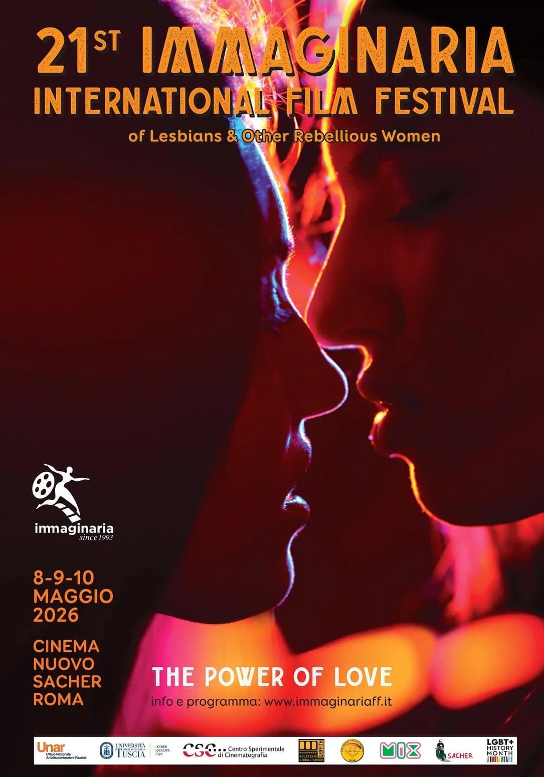 Immaginaria 2026 a Roma: International Film Festival of Lesbians &
