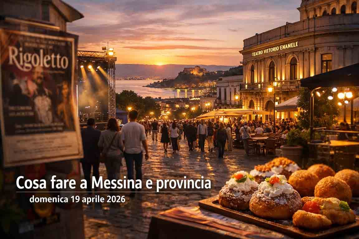 Messina e provincia: cosa fare domenica 19 aprile 2026 (idee per