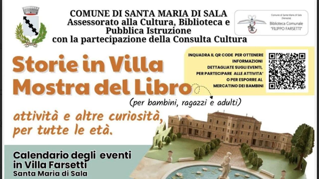 Mostra del Libro a Villa Farsetti: weekend di letture e laboratori per