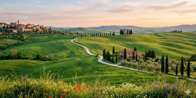 Primavera in Val d'Orcia: weekend tra i borghi fioriti