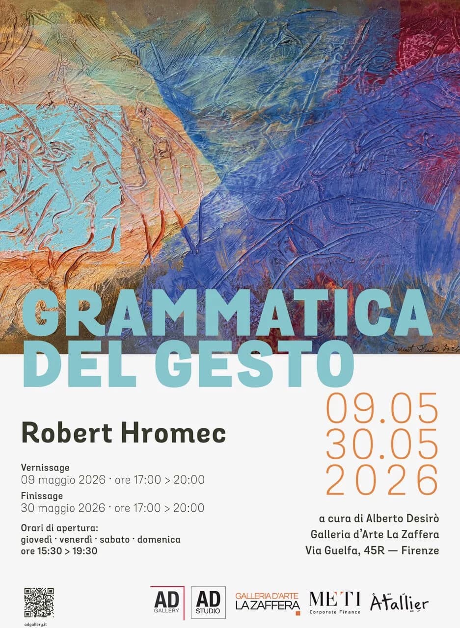 Robert Hromec — Grammatica del gesto: mostra personale a Firenze