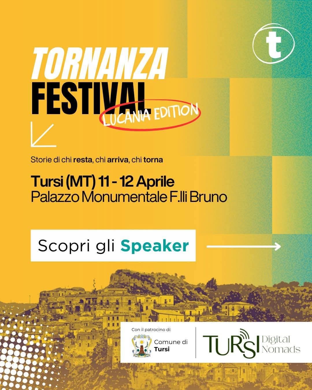 Tornanza Festival – Lucania Edition a Tursi: due giorni per ripensare i