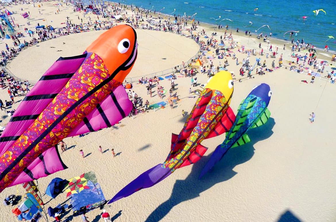 Un Mare di Aquiloni a Fano: weekend di voli, laboratori e musica (1-2 maggio 2026)