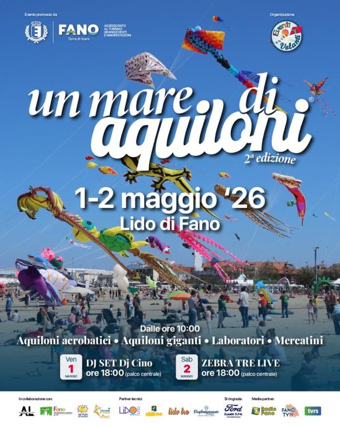 Un Mare di Aquiloni a Fano: weekend family con laboratori e voli (1-2